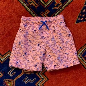 SOLD OFFLINE 4T Pink Shark Board Shorts